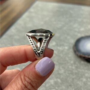 Barse 925 Sterling Silver tigers eye ring